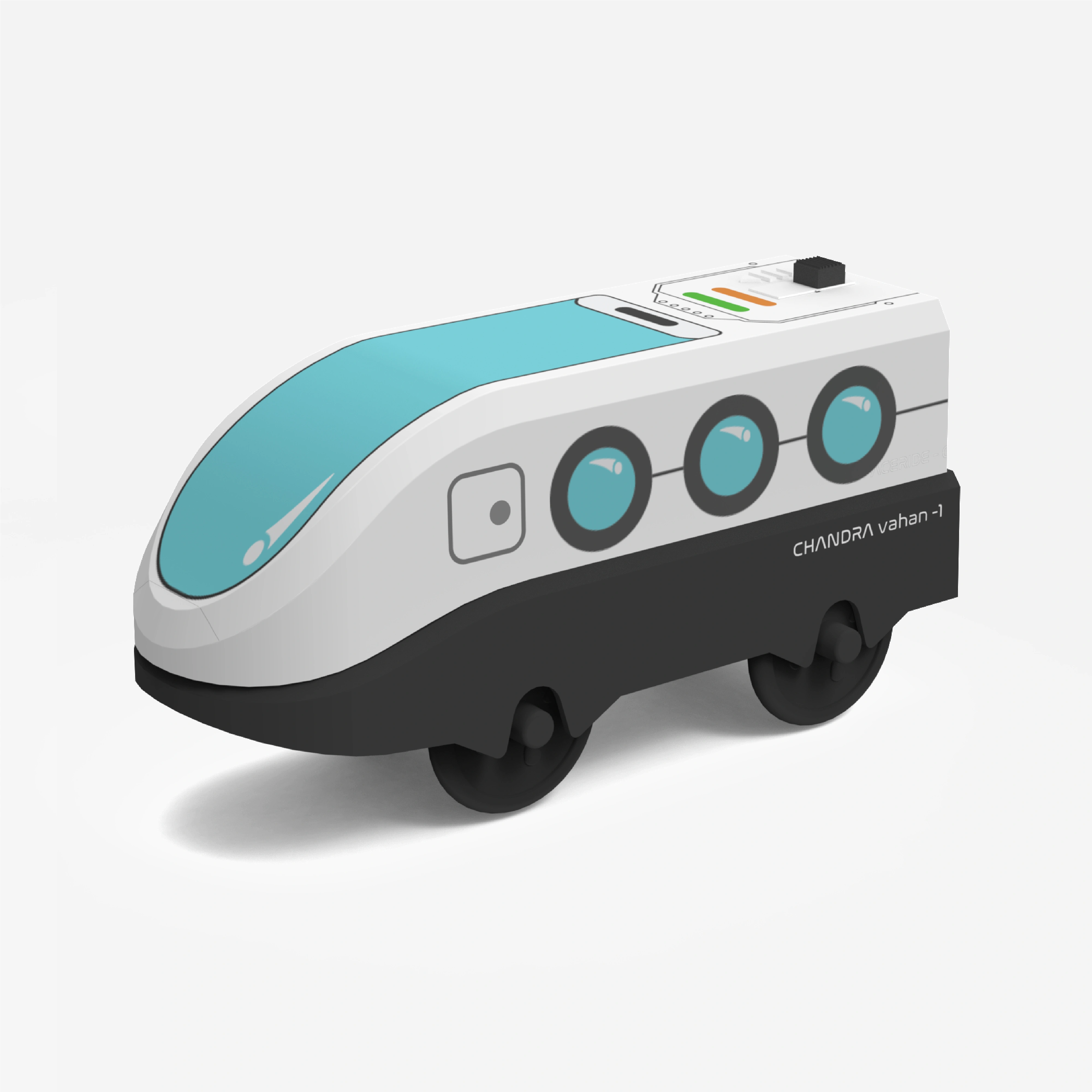 BOOGYWOOGY Space-Themed Train Set TYPE-C Rechargeable Engine Toy Train Set's Replacement Engine